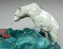 Load image into Gallery viewer, 1930s Art Deco Ditmar Urbach Czech Ceramic Polar Bear Bowl
