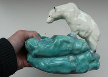 Load image into Gallery viewer, 1930s Art Deco Ditmar Urbach Czech Ceramic Polar Bear Bowl
