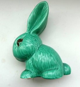 1930s LARGEST Sylvac Green Rabbit No. 1028 10 1/2 inches