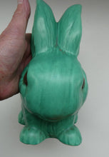 Load image into Gallery viewer, 1930s LARGEST Sylvac Green Rabbit No. 1028 10 1/2 inches
