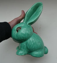 Load image into Gallery viewer, 1930s LARGEST Sylvac Green Rabbit No. 1028 10 1/2 inches
