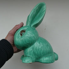 Load image into Gallery viewer, 1930s LARGEST Sylvac Green Rabbit No. 1028 10 1/2 inches
