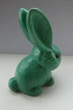 Load image into Gallery viewer, 1930s LARGEST Sylvac Green Rabbit No. 1028 10 1/2 inches
