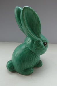 1930s LARGEST Sylvac Green Rabbit No. 1028 10 1/2 inches