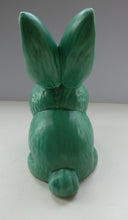 Load image into Gallery viewer, 1930s LARGEST Sylvac Green Rabbit No. 1028 10 1/2 inches
