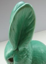 Load image into Gallery viewer, 1930s LARGEST Sylvac Green Rabbit No. 1028 10 1/2 inches
