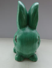 Load image into Gallery viewer, 1930s LARGEST Sylvac Green Rabbit No. 1028 10 1/2 inches
