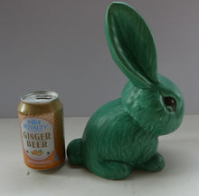 Load image into Gallery viewer, 1930s LARGEST Sylvac Green Rabbit No. 1028 10 1/2 inches
