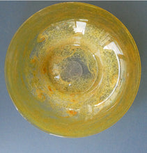 Load image into Gallery viewer,  Fabulous 1930s Antique Scottish Monart Shallow Bowl with Rim. 8 1/2 inches
