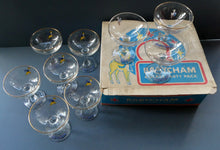 Load image into Gallery viewer, Boxed Set of Six 1960s Babycham Glasses. Plus 3 1950s Babycham Glasses
