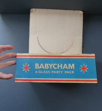 Load image into Gallery viewer, Boxed Set of Six 1960s Babycham Glasses. Plus 3 1950s Babycham Glasses
