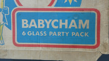 Load image into Gallery viewer, Boxed Set of Six 1960s Babycham Glasses. Plus 3 1950s Babycham Glasses
