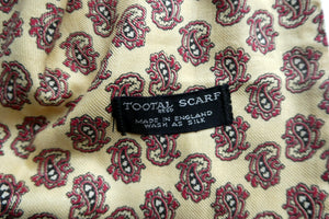 Original Vintage Tootal All Rayon Scarf / Cravat