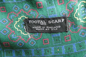 Original Vintage Tootal All Rayon Scarf / Cravat