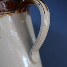 Load image into Gallery viewer, SCOTTISH POTTERY. Antique PORT DUNDAS (Glasgow) Stoneware Crock with Handle. DANISH DAIRY
