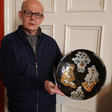 Load image into Gallery viewer, SCOTTISH STUDIO POTTERY. Large Decorative Bowl by Archie McCall (b. 1951). Diameter 13 inches
