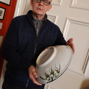 SCOTTISH STUDIO POTTERY. Large Decorative Bowl by Archie McCall (b. 1951). Diameter 13 inches