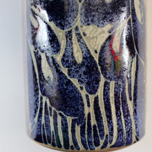 Load image into Gallery viewer, STUDIO POTTERY. Very Tall Vase with Abstract Floral Motifs. Crich Pottery (Diana Worthy)
