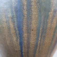 Load image into Gallery viewer, Large 1940s UPCHURCH British Studio Art Pottery Vase in Attractive Streaky Blue and Grey Glazes. Height: 10 inches
