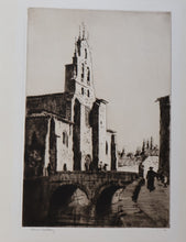 Load image into Gallery viewer, AUSTRALIAN ARTIST. Lionel Arthur Lindsay (1874 - 1861) Drypoint Etching.  St Lesmes, Burgos (1926)
