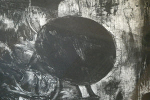 1988 Jo Ganter Contemporary Scottish Art Etching and Drypoint Piranesi 