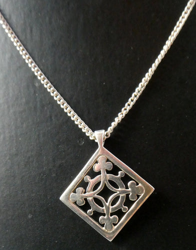 Sweet Little Vintage Silver Scottish ORTAK Pendant by Malcolm Gray