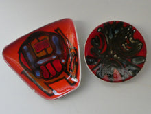 Load image into Gallery viewer, PAIR of 1970s Poole DELPHIS Dishes. Both Abstract Designs by Carol Cutler
