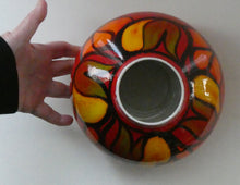 Load image into Gallery viewer, 1970s POOLE DELHIS Onion Vase (Shape 32). 7 1/2 inches diameter
