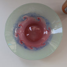 Load image into Gallery viewer, SCOTTISH GLASS. Fabulous Scottish VASART Shallow Bowl with Rim. 9 3/4 inches diameter
