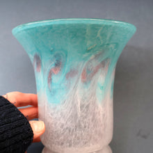 Load image into Gallery viewer, SCOTTISH GLASS by VASART. Fine 1950s Large Art Glass Vase. 7 inches in height
