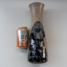 Load image into Gallery viewer, STUDIO POTTERY. Tall Vase with Abstract Floral Motifs. Crich Pottery (Diana Worthy)
