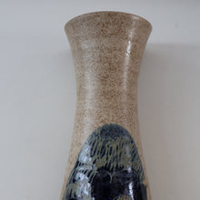 Load image into Gallery viewer, STUDIO POTTERY. Tall Vase with Abstract Floral Motifs. Crich Pottery (Diana Worthy)
