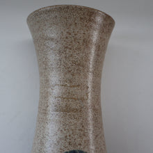 Load image into Gallery viewer, STUDIO POTTERY. Tall Vase with Abstract Floral Motifs. Crich Pottery (Diana Worthy)
