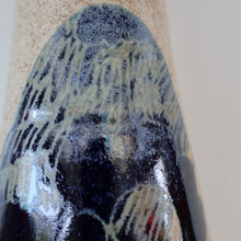 Load image into Gallery viewer, STUDIO POTTERY. Tall Vase with Abstract Floral Motifs. Crich Pottery (Diana Worthy)
