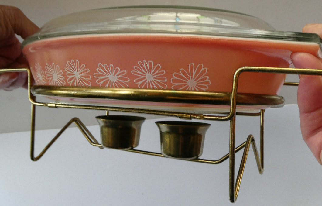 Pink daisy pyrex casserole hotsell