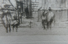 Load image into Gallery viewer, SCOTTISH ART. William Walcot (1874 - 1943) Parliament Square, Edinburgh. Pencil Signed
