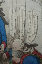 Load image into Gallery viewer, James Gillray Georgian Print. Opening of the Budget 1796
