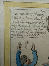 Load image into Gallery viewer, James Gillray Georgian Print. Opening of the Budget 1796
