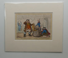 Load image into Gallery viewer, James Gillray Georgian Print. Opening of the Budget 1796
