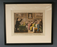 Load image into Gallery viewer, Extremely Rare GEORGIAN Print Entitled &quot;A Missionary Society Meeting&quot;. Published 1826
