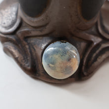 Load image into Gallery viewer, Fabulous LARGE 1900s  Antique BRETBY &quot;Copperette&quot; Art Nouveau Vase with Jewelled Cabochons
