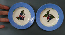 Load image into Gallery viewer, SCOTTISH POTTERY. Cute Wee 1920s BOUGH Pottery Pair Small Plates: 4 1/2 inches
