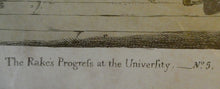 Load image into Gallery viewer, 1806 Satirical Prints. JAMES GILLRAY. Complete Set of the Series &quot;The Rake&#39;s Progress at University&quot;
