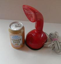 Load image into Gallery viewer, SWEDISH 1950s Ericofon Ericsson Red COBRA Telephone Rotary Dial. WORKING
