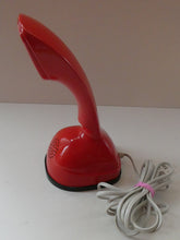 Load image into Gallery viewer, SWEDISH 1950s Ericofon Ericsson Red COBRA Telephone Rotary Dial. WORKING
