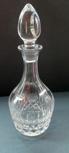 Vintage Decanter. Probably STUART Crystal. TEWKESBURY Pattern. Height 11 3/4 inches