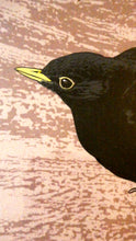 Load image into Gallery viewer, 1980s Woodcut by James Williamson Bell (1938 - 2010), &quot;BLACKBIRD&quot;. Signed in Pencil
