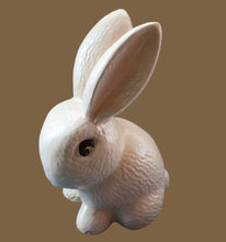 Load image into Gallery viewer, Rare HUGE Delcroft Pottery Beige Snub Nose Rabbit (in the manner of Sylvac). Size 00 (12 1/2 inches)
