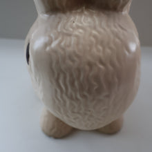 Load image into Gallery viewer, Rare HUGE Delcroft Pottery Beige Snub Nose Rabbit (in the manner of Sylvac). Size 00 (12 1/2 inches)
