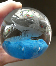 Load image into Gallery viewer, 1983 One Off Scottish Caithness Glass Paperweight 1984 by Dean Gill 
